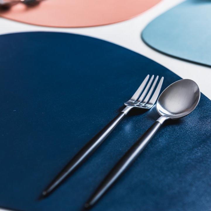 ElegantShield Heat-Resistant PU Leather Dining Placemat