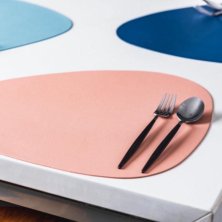 ElegantShield Heat-Resistant PU Leather Dining Placemat