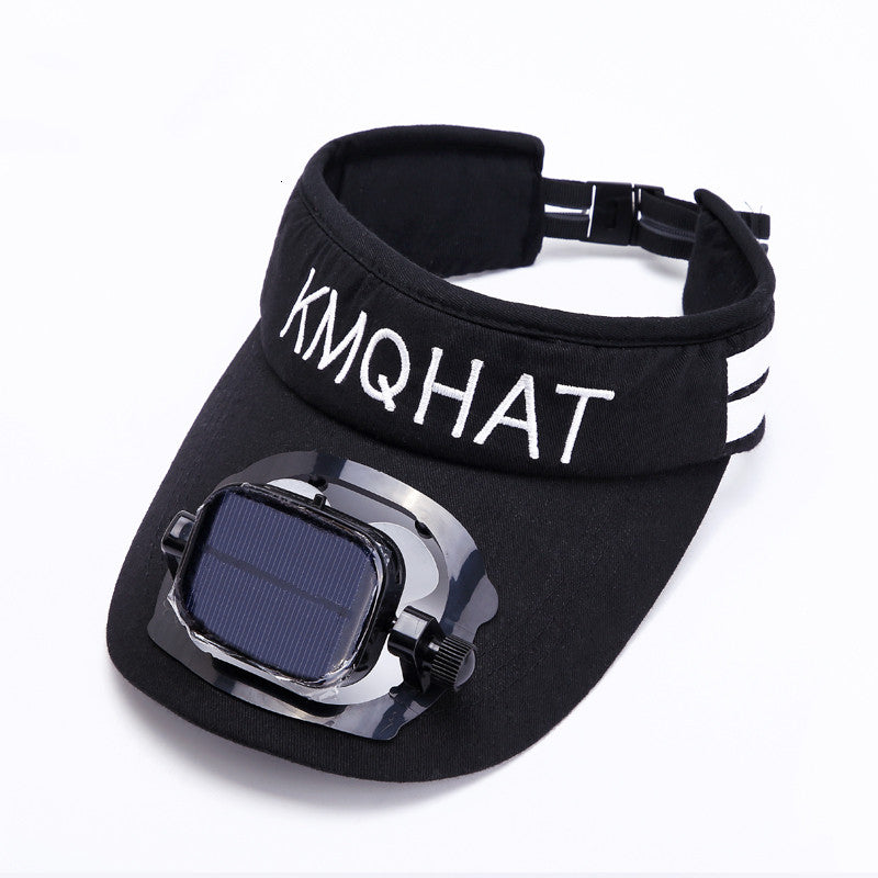 Adjustable Speed Solar Fan Hat – Sunshade for Outdoor Use