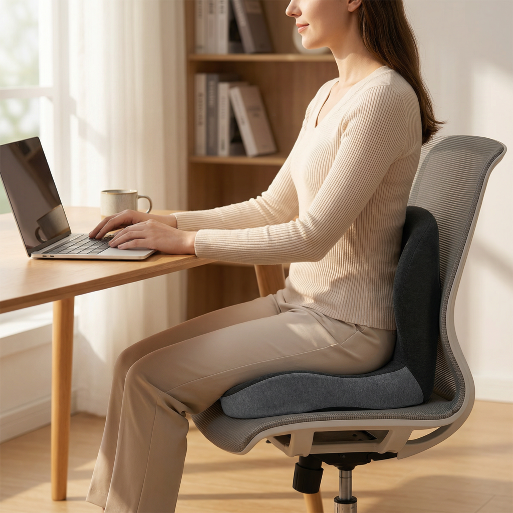 Ergonomic Comfort Cushion for Office and Car Seating