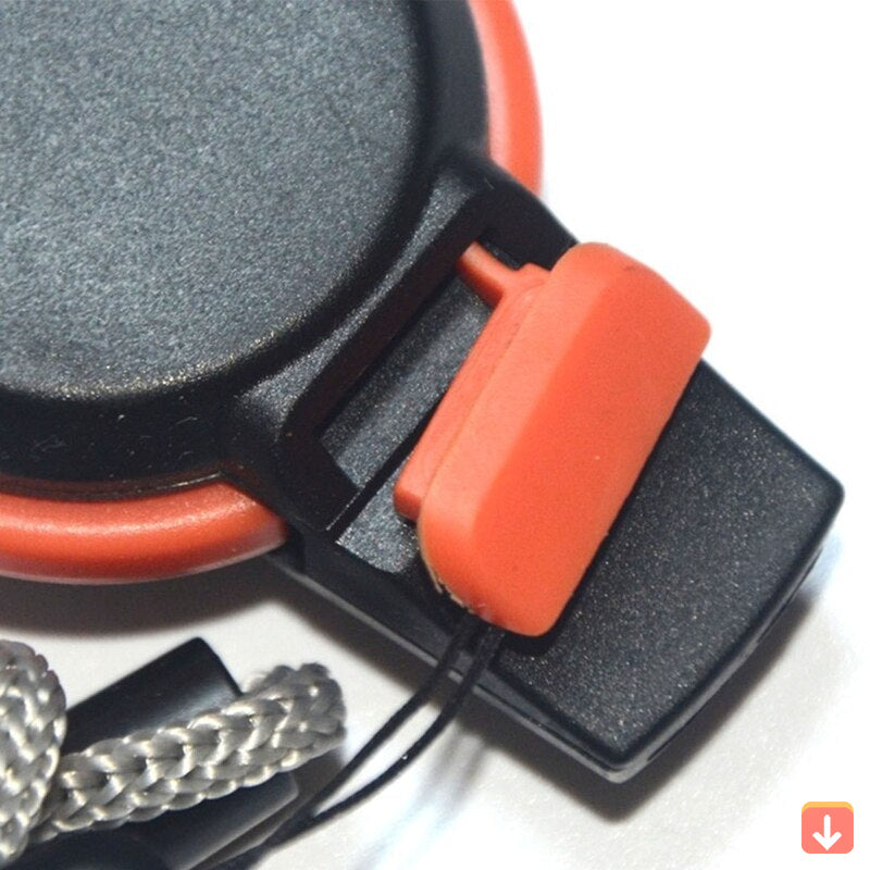 7-in-1 Multi Tool Whistle with LED Light for Hiking and Outdoor Use