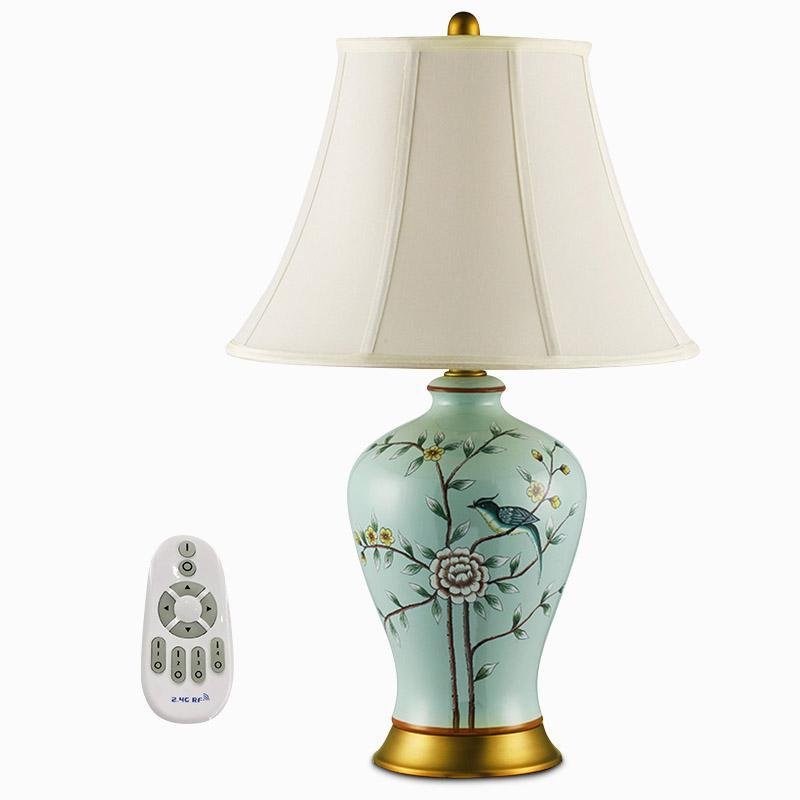 23 Inch Vivid Branches and Birds Taavita Porcelain Table Lamp