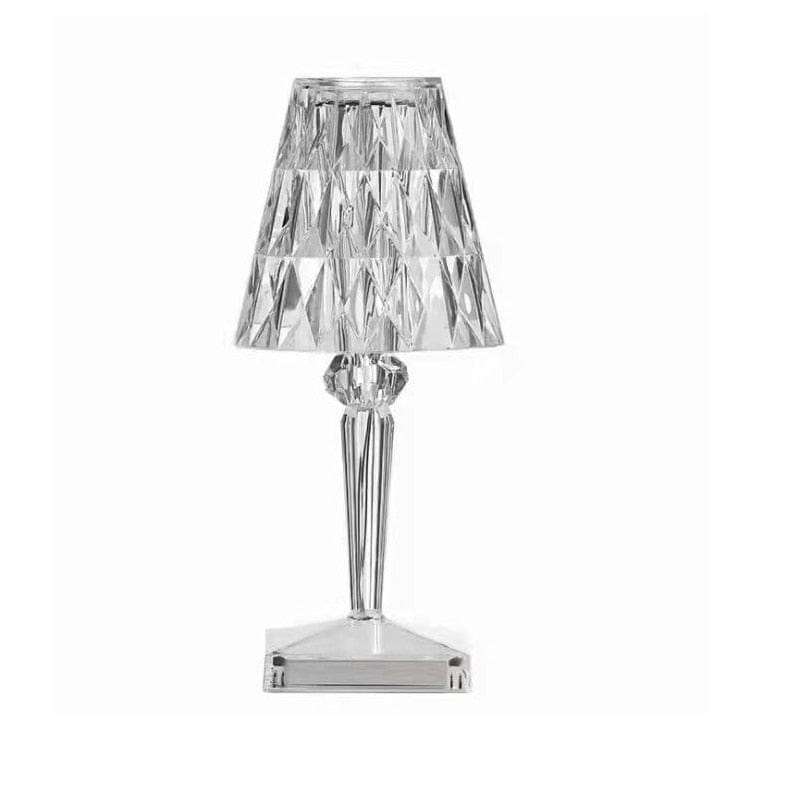 Elegant Diamond-Inspired LED Table Lamp for Modern Spaces