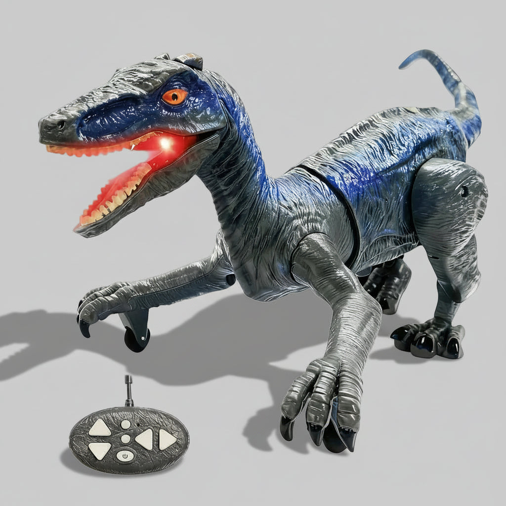 Dynamic Raptor RC Dinosaur with Light and Sound Effects
