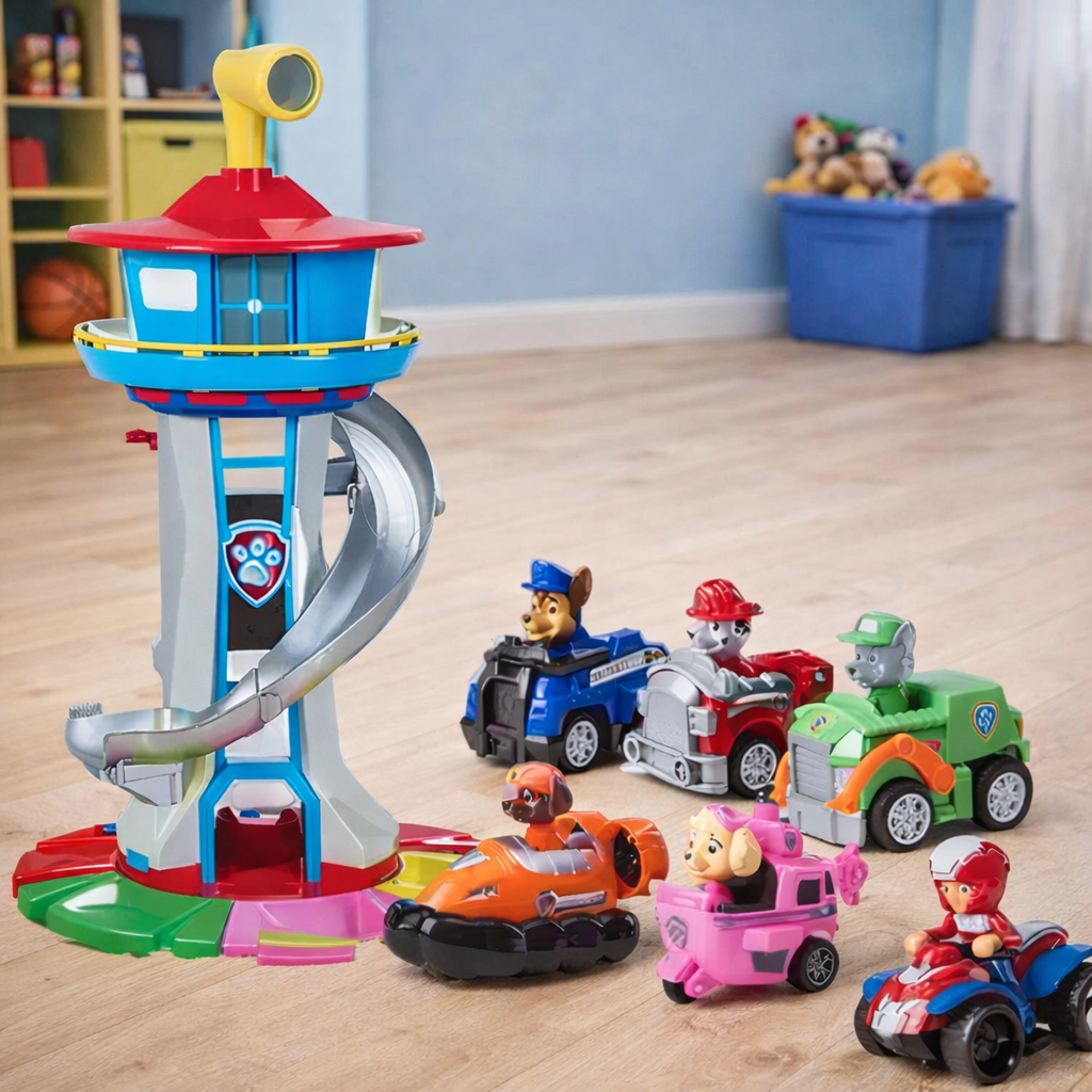Adventure Zone Indoor Playset with Slide and Action Figures