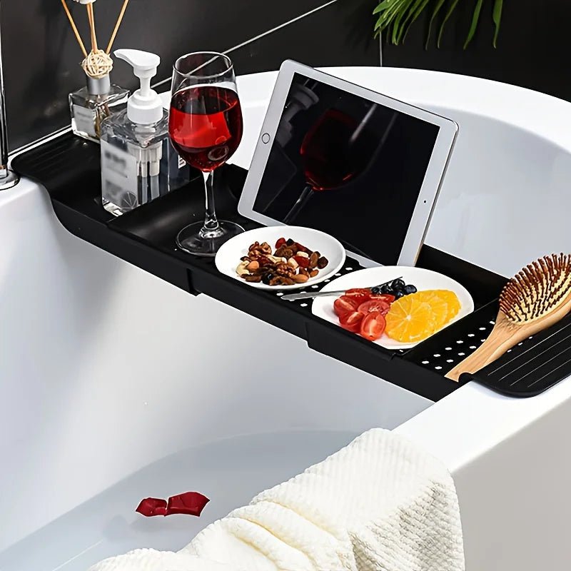 Serenity Expandable Bath Tray for Effortless Relaxation