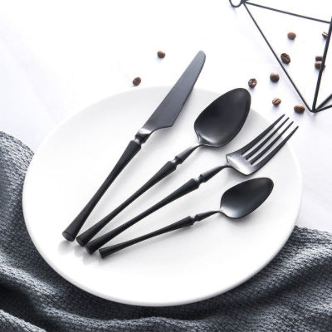 24-Piece Cutlery Set | Modern Minimalist Design | Stainless Steel | Durable Everyday Use