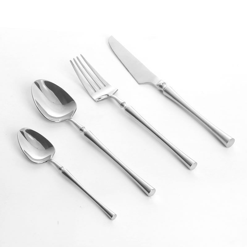 24-Piece Cutlery Set | Modern Minimalist Design | Stainless Steel | Durable Everyday Use
