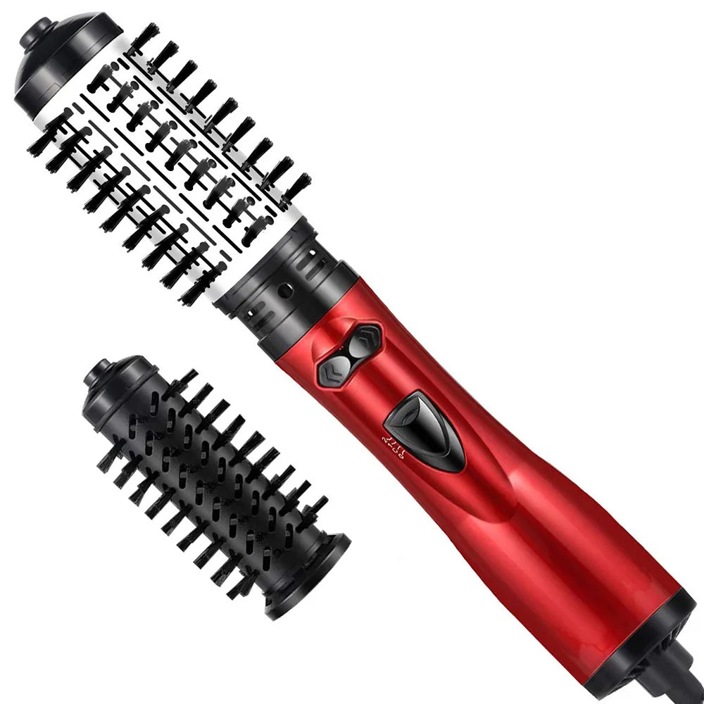3-in-1 Rotating Hair Styler | Multi-Directional Rotation & Swap Brushes | Ceramic Ionic Care
