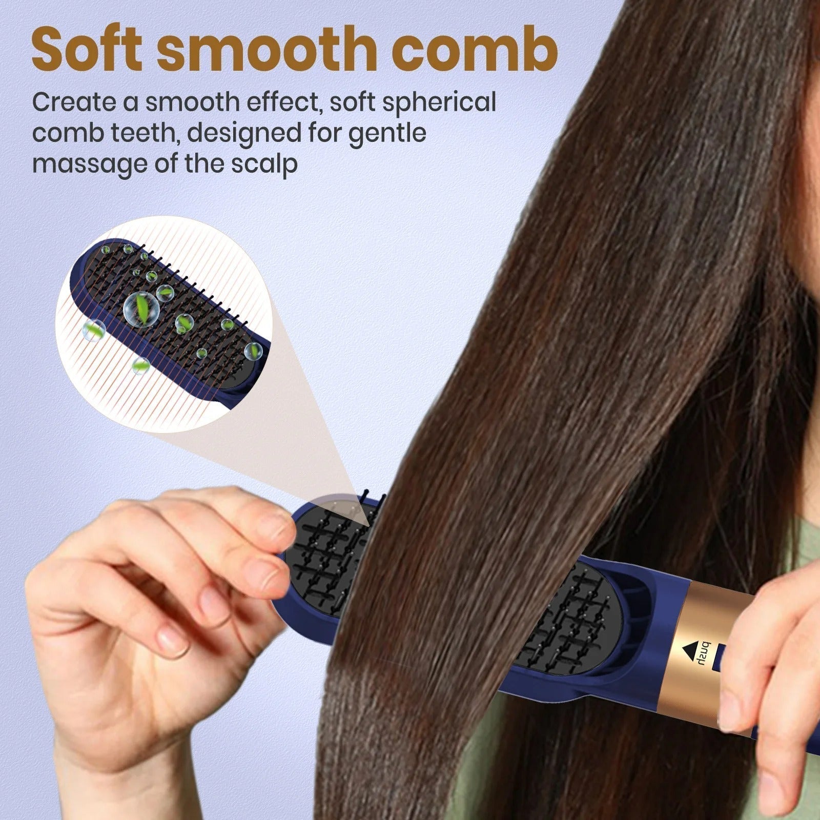 5-in-1 Hair Styler | 1000W Ionic Hot Air Brush | Concentrator & Diffuser Nozzles