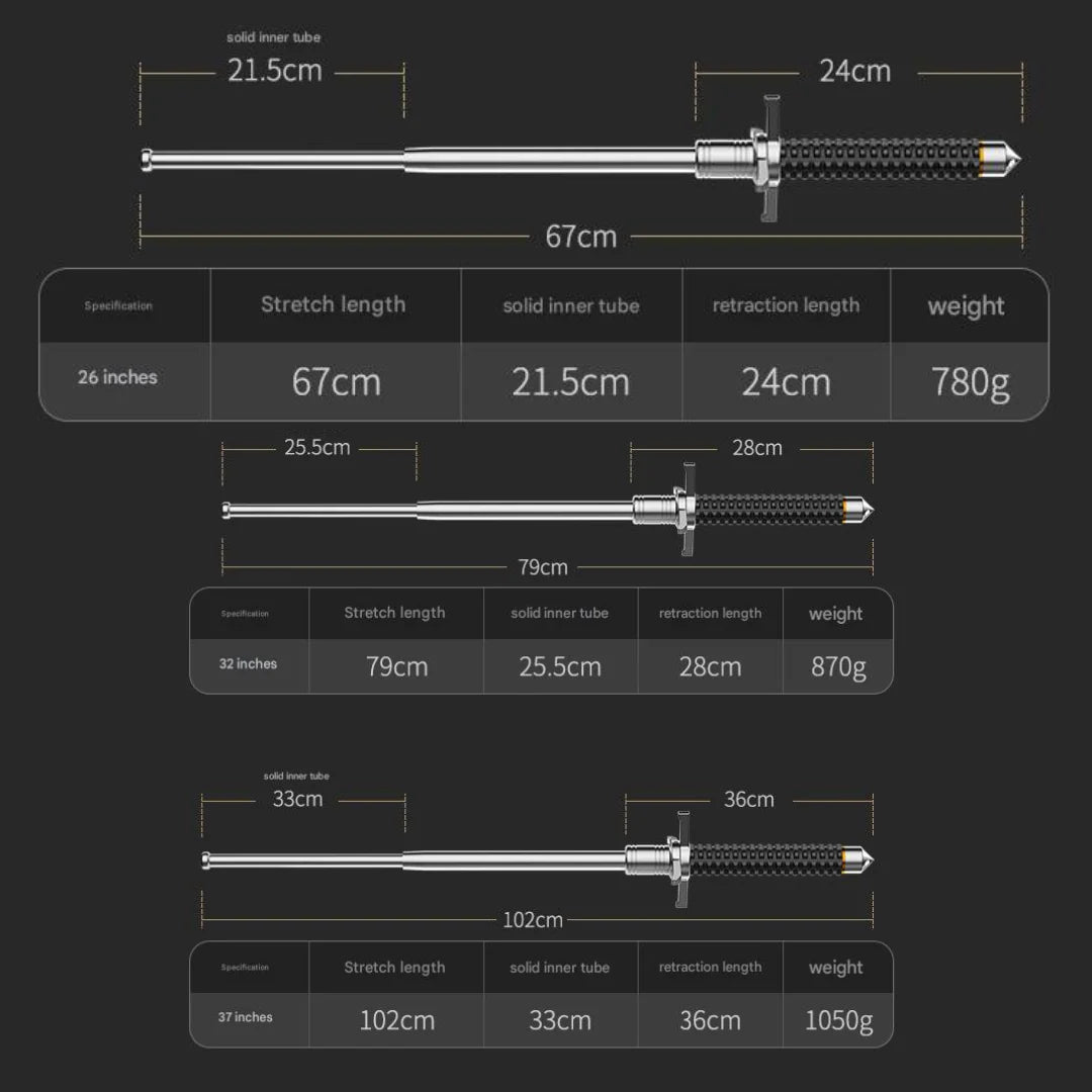 Adjustable Walking Stick | Wide Stable Base | Lightweight Aluminum | Improved Balance