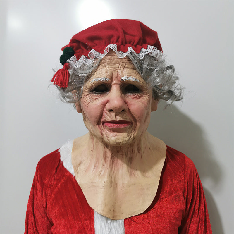 Adult Full-Face Mask | Realistic Elderly Man Design | Natural Latex | Halloween Cosplay