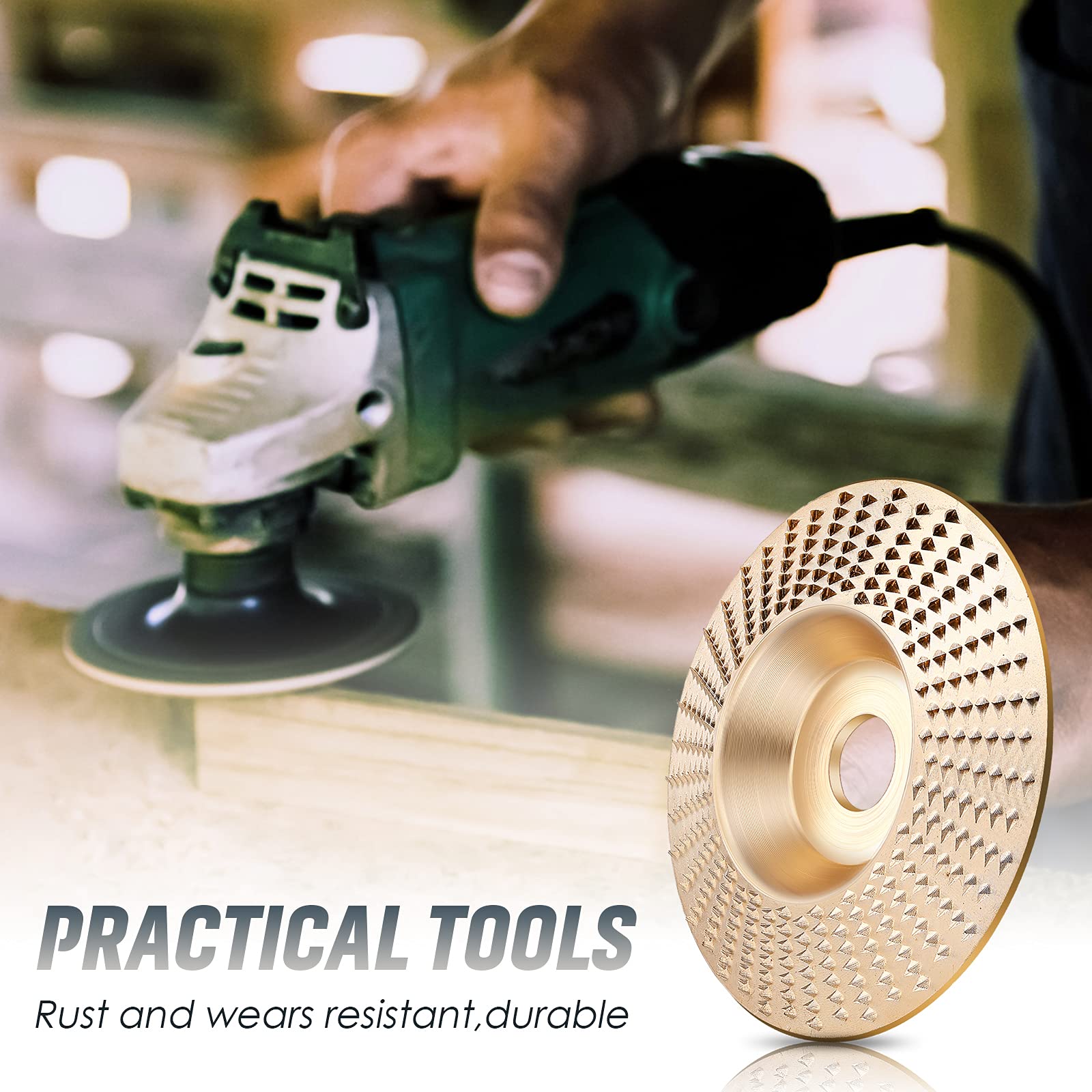 Angle Grinder Discs | Tungsten Carbide Shaping & Carving | Flat, Bevel & Arc Discs | Durable Design