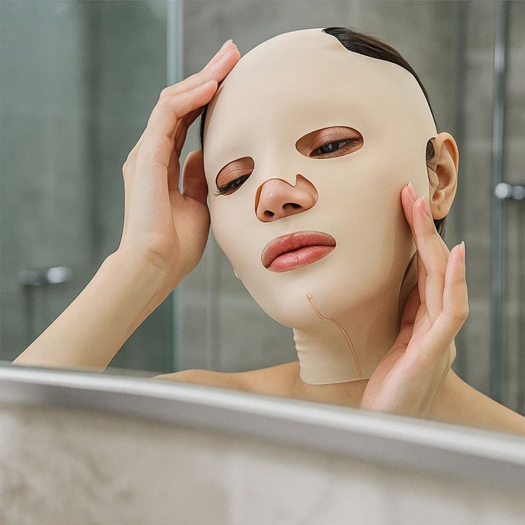 Anti-Wrinkle Face Mask for Mature Skin | Reusable Compression & Ergonomic Fit | Overnight Firming