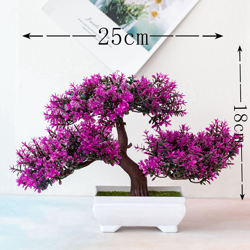 Artificial Bonsai Plant | Realistic Lifelike Foliage | 25cm | Low-Maintenance Home Decor