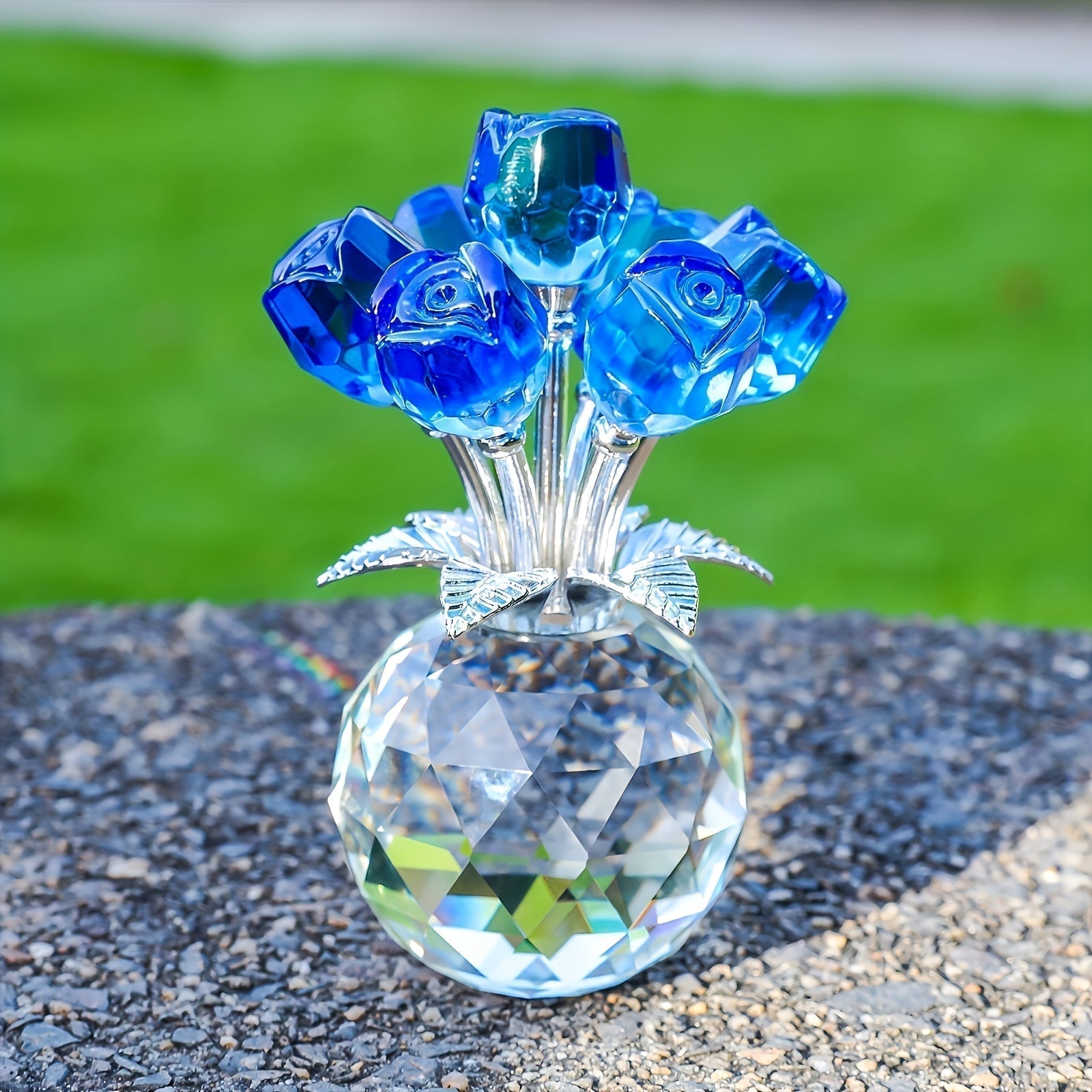 Artificial Rose Bouquet | Hand-Finished Faceted Petals | Colorful Options | Mother's Day Gift