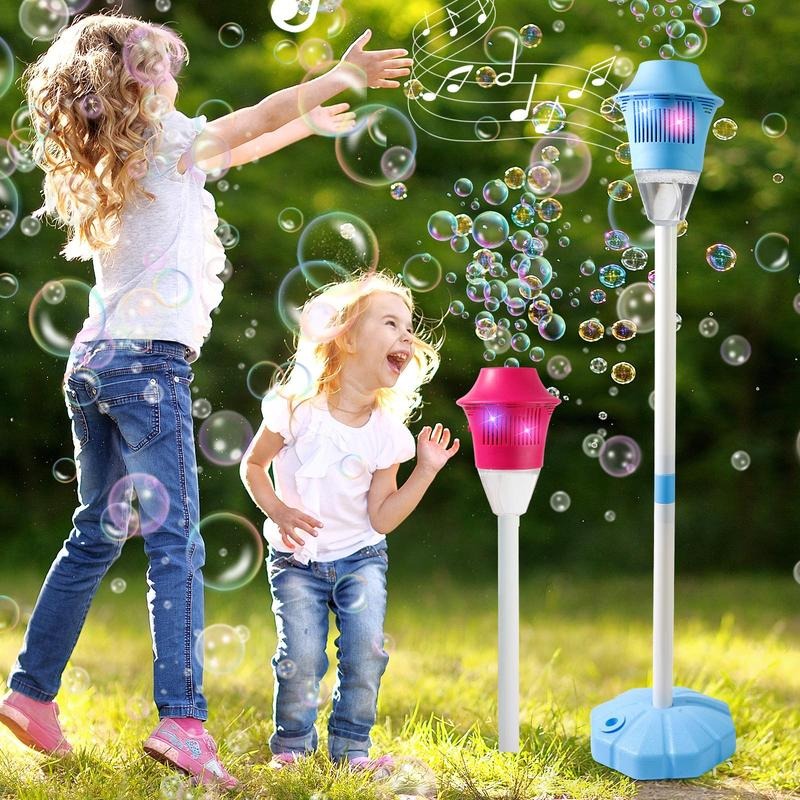 Automatic Bubble Machine for Kids | High-Output Bubble Blaster | Adjustable Height Stand & Portable