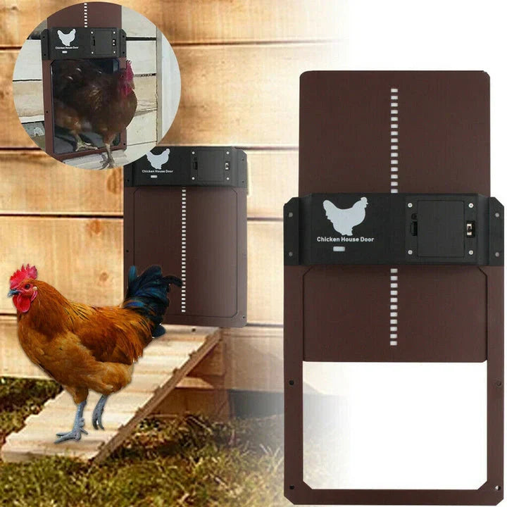 Automatic Chicken Coop Door | Light-Sensor Open/Close | Weatherproof & Battery-Powered