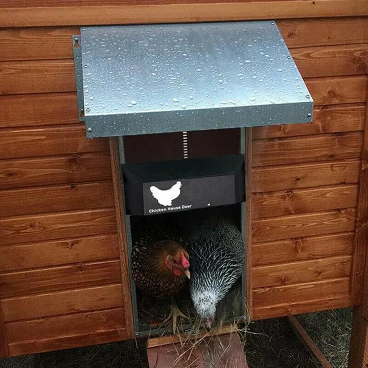 Automatic Chicken Coop Door | Light-Sensor Open/Close | Weatherproof & Battery-Powered