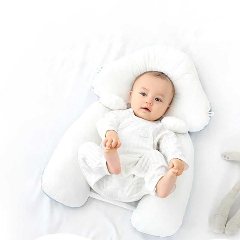 Baby Sleep Cushion | Ergonomic Womb-Like Design | Cotton Cover & Memory Foam | 0-12 Months