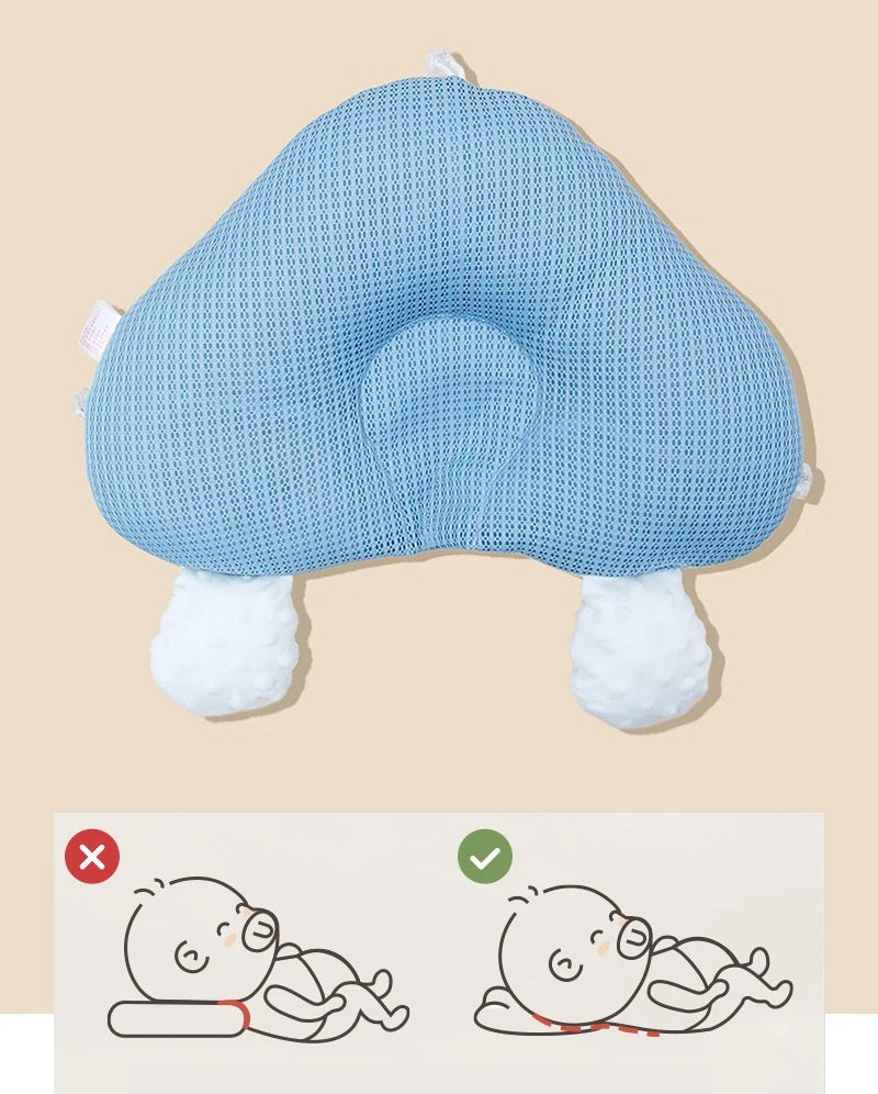 Baby Sleep Cushion | Ergonomic Womb-Like Design | Cotton Cover & Memory Foam | 0-12 Months