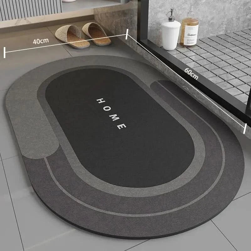 Bath Mat | Super Absorbent & Quick-Drying | Non-Slip Backing, 40×60 cm | Soft Cushioned Comfort