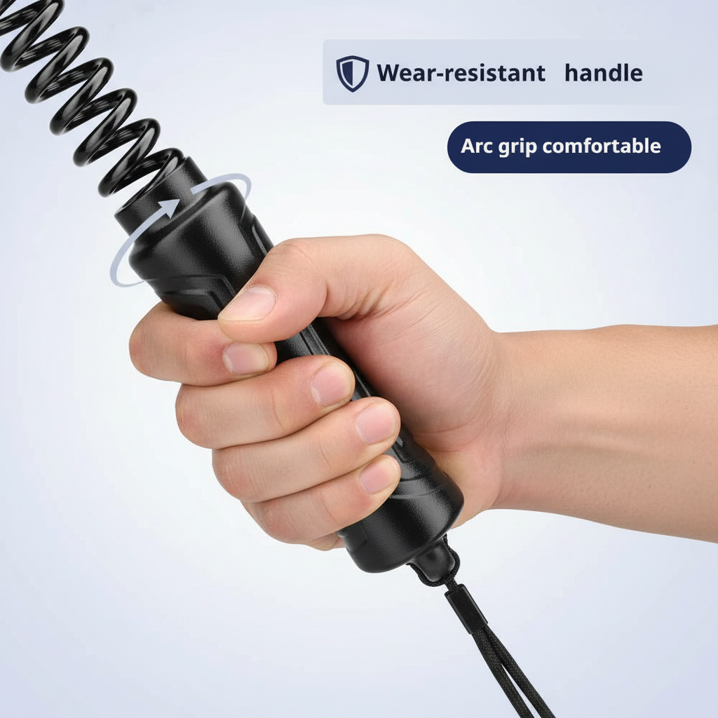 Battle Rope for Home & Gym | Cordless Compact Trainer | Steel Construction | 43 cm Portable