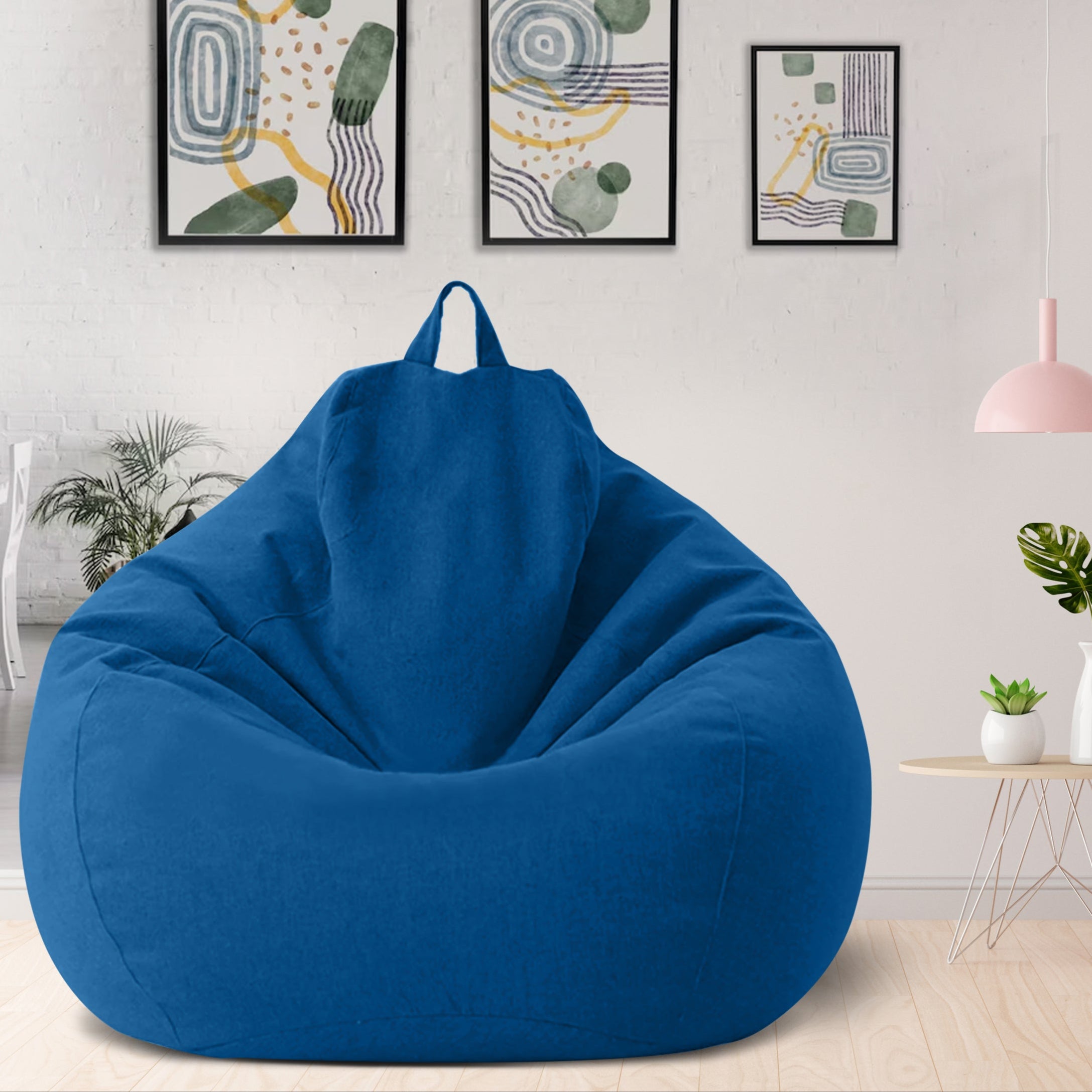 Bean Bag Cover | Ergonomic Support | Soft Polyester | Removable & Machine-Washable