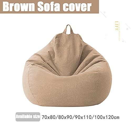 Bean Bag Cover | Linen-Blend Ergonomic Design | Removable & Machine-Washable