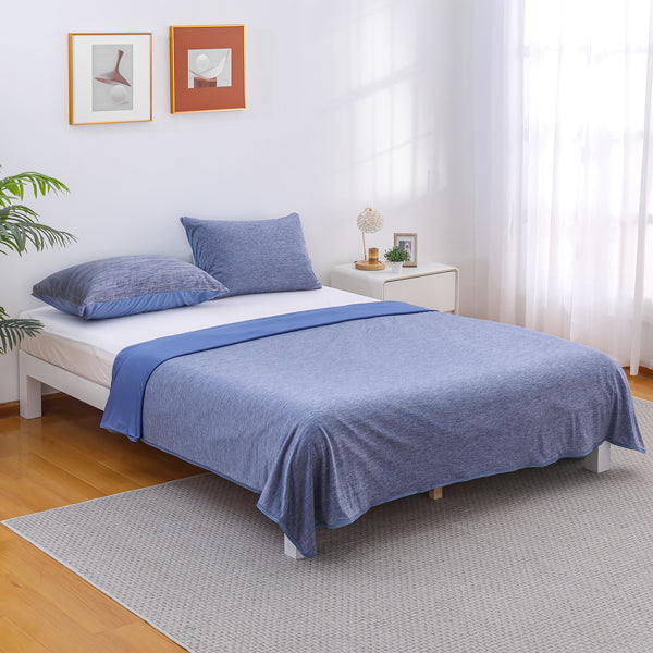 Bedding Set | Advanced Cooling Technology | Breathable Cotton | Includes 2 Pillowcases