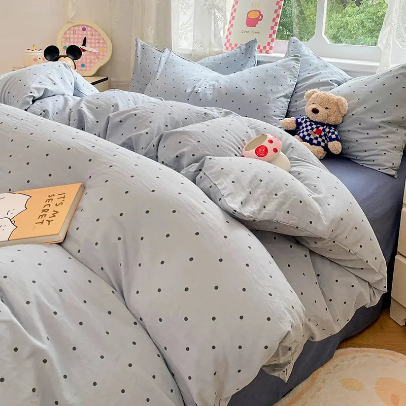 Bedding Set | Pre-Washed Microfiber | Duvet Cover, Sheet & Pillowcases | Cozy Comfort