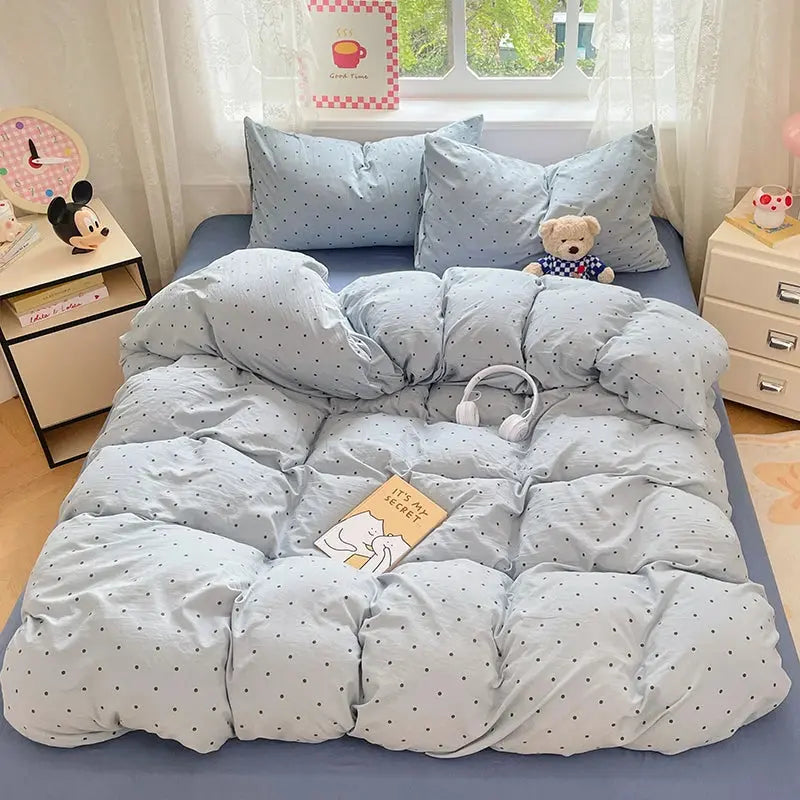 Bedding Set | Pre-Washed Microfiber | Duvet Cover, Sheet & Pillowcases | Cozy Comfort