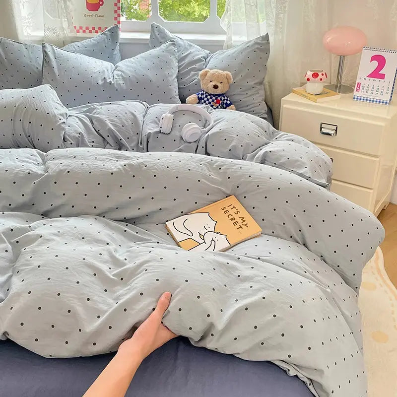 Bedding Set | Pre-Washed Microfiber | Duvet Cover, Sheet & Pillowcases | Cozy Comfort
