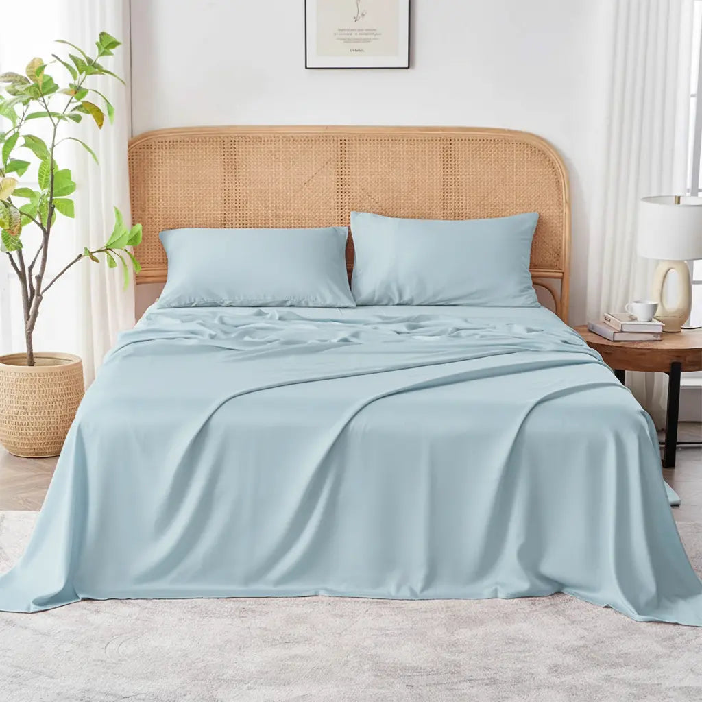 Bedding Sheet Set | Silky Soft Cooling Design | Organic Bamboo Fiber & Deep-Pocket Fit