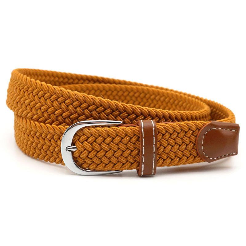 Belt | Stretch Braided Design | Hole-Free Adjustable Fit | Breathable Comfort