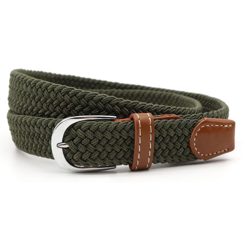 Belt | Stretch Braided Design | Hole-Free Adjustable Fit | Breathable Comfort