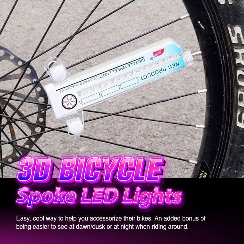Bicycle Spoke Light | Speed-Activated Color-Changing Patterns | 32 LEDs & Increased Visibility