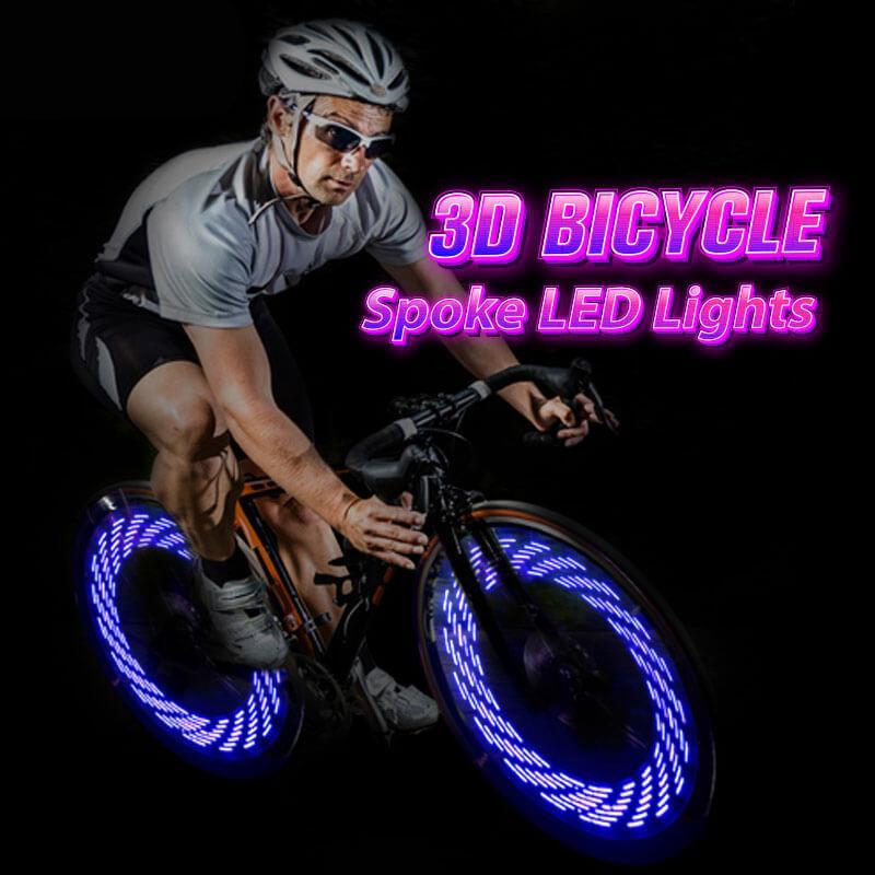 Bicycle Spoke Light | Speed-Activated Color-Changing Patterns | 32 LEDs & Increased Visibility