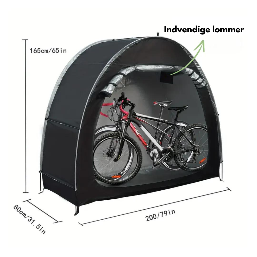 Bike Storage Tent | Waterproof & UV-Resistant | Fits 2 Bikes | Silver-Coated Oxford Fabric