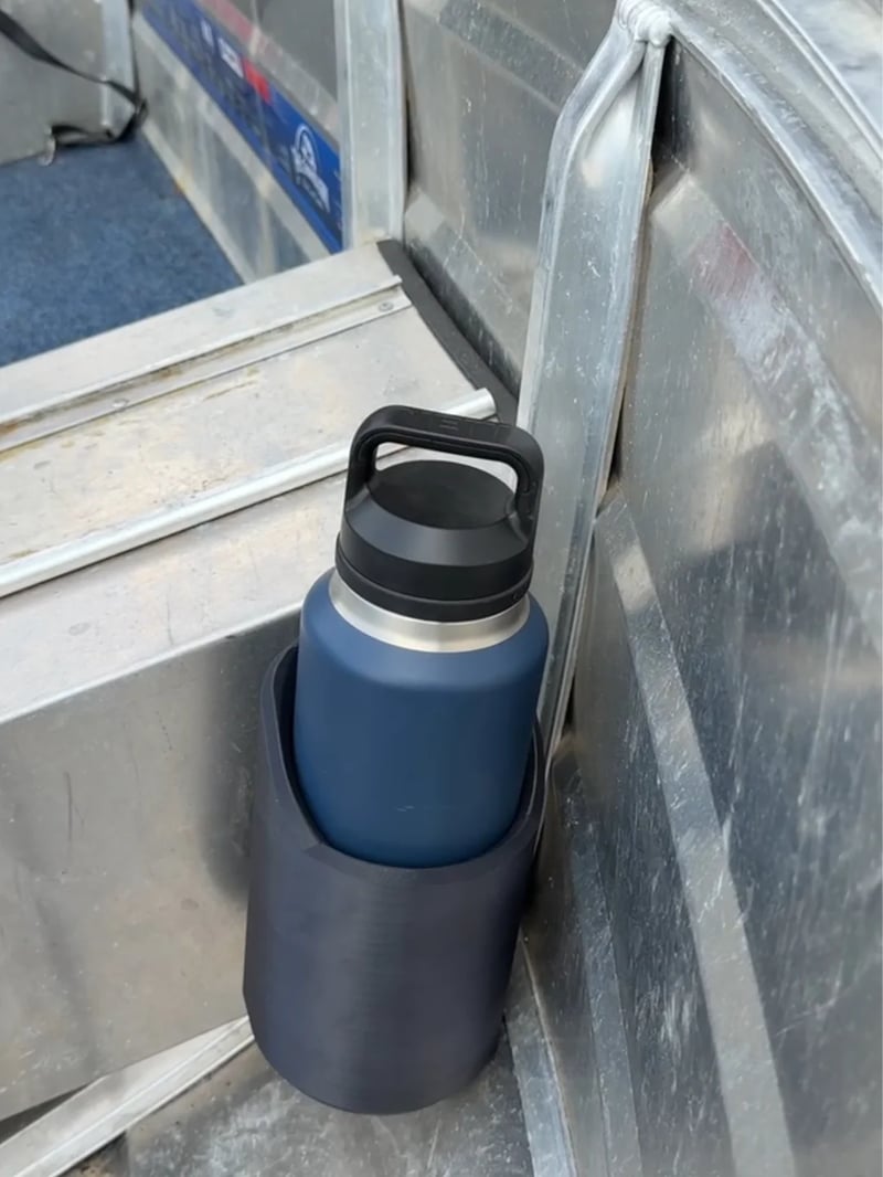 Bottle Holder | Magnetic Mount | Open-Top Fit & Hardware Included | Garage, Gym & Workshop