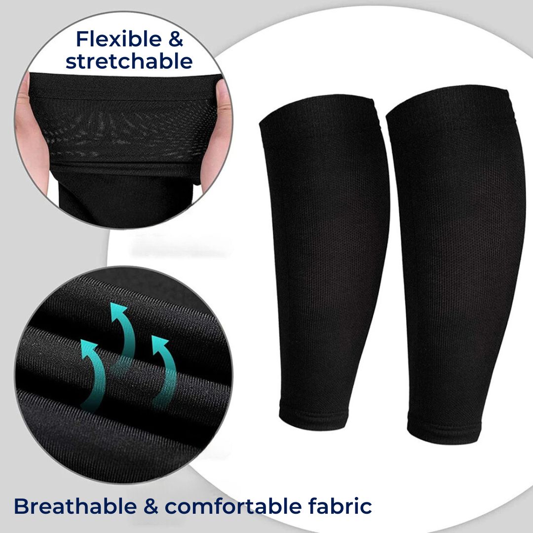 Calf Compression Socks | Soft Elastic Fabric | Circulation Support