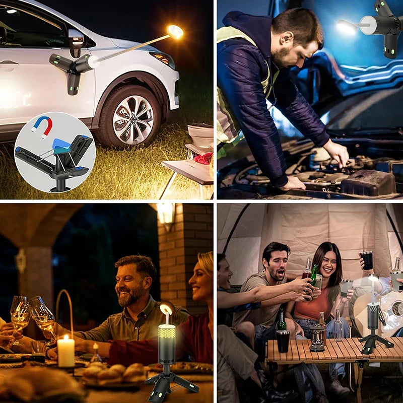 Camping Lantern | Telescopic LED Design | Power Bank & Dimmable Light