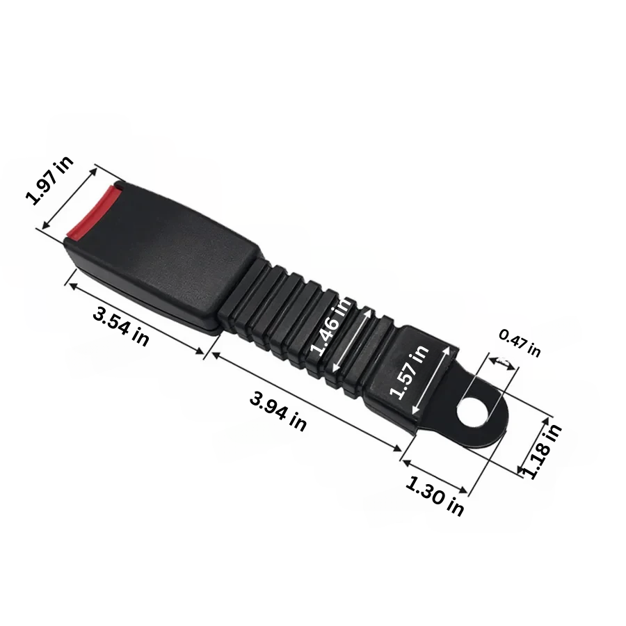 Car Seat Belt Extender | Adjustable Length | Sturdy Stem & Quick Click-In | Comfort & Accessibility