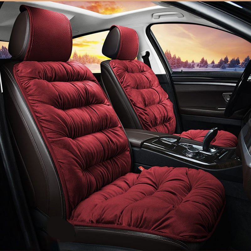 Car Seat Cover | Plush Padded Cushioning | Universal Fit & Easy Install | Comfortable Support