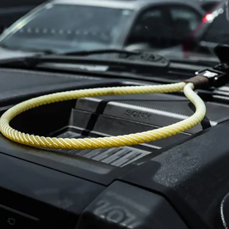 Car & Truck Hat Holder | Lasso Rope Cowboy Style | Suction Cup Mount & Leather Cord | Secure Hold