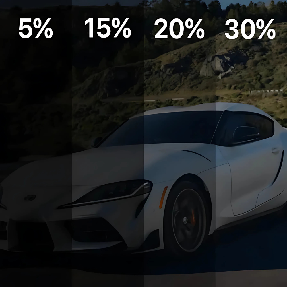 Car Window Tint Film | Heat-Reducing & 99% UV Block | Removable Pre-Cut Roll | Privacy