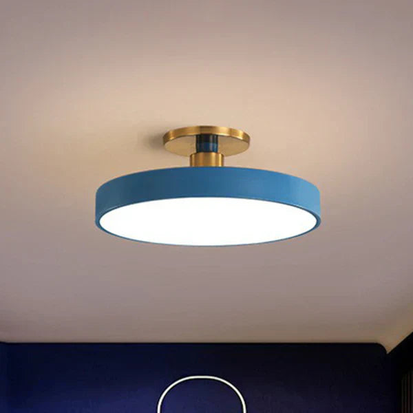 Ceiling Lamp | Nordic Sphere LED | 40cm Diameter & Metal Base | Energy-Saving