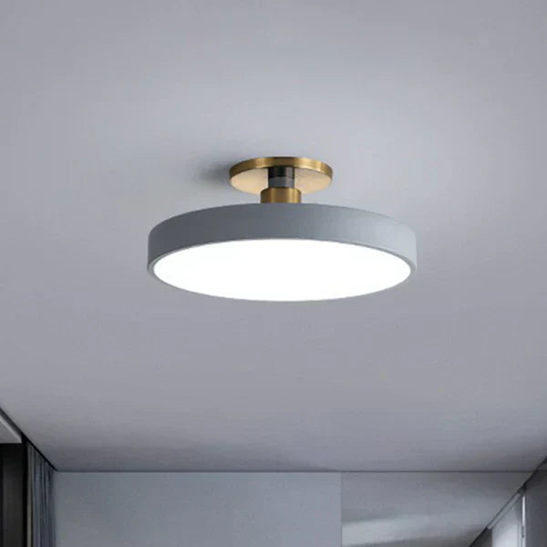 Ceiling Lamp | Nordic Sphere LED | 40cm Diameter & Metal Base | Energy-Saving