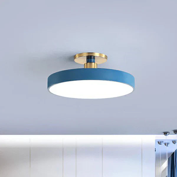 Ceiling Lamp | Nordic Sphere LED | 40cm Diameter & Metal Base | Energy-Saving