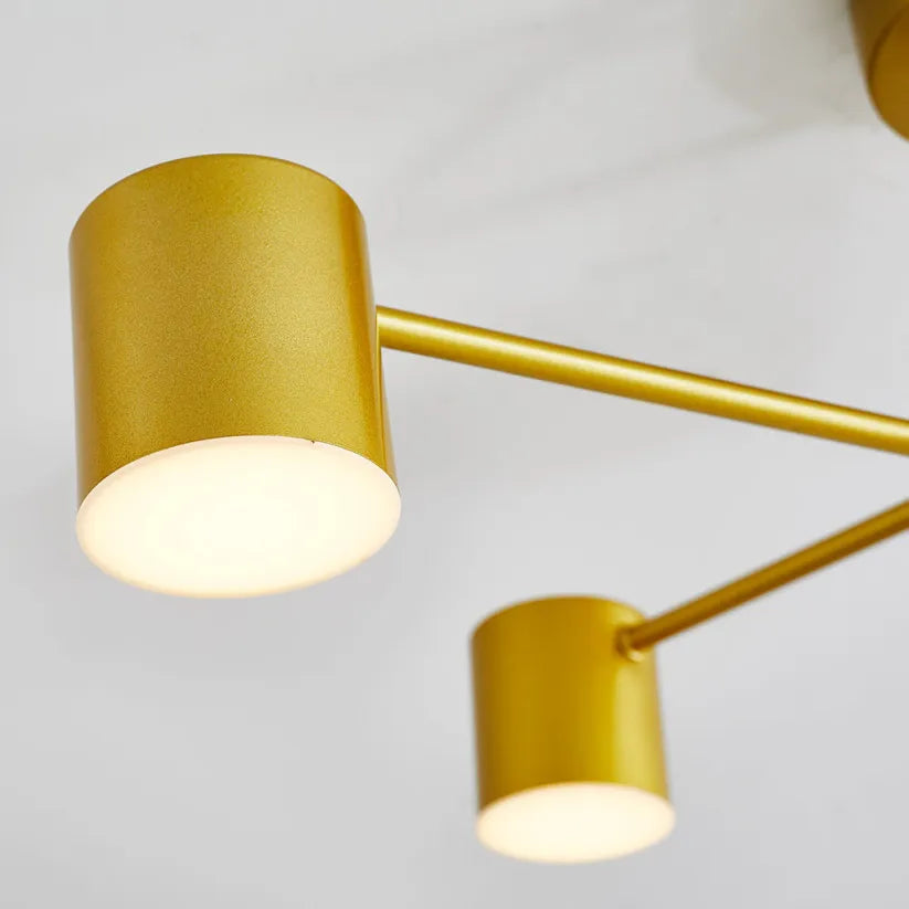 Ceiling Light | 6-Light Scandinavian Style | Multiple Color Modes